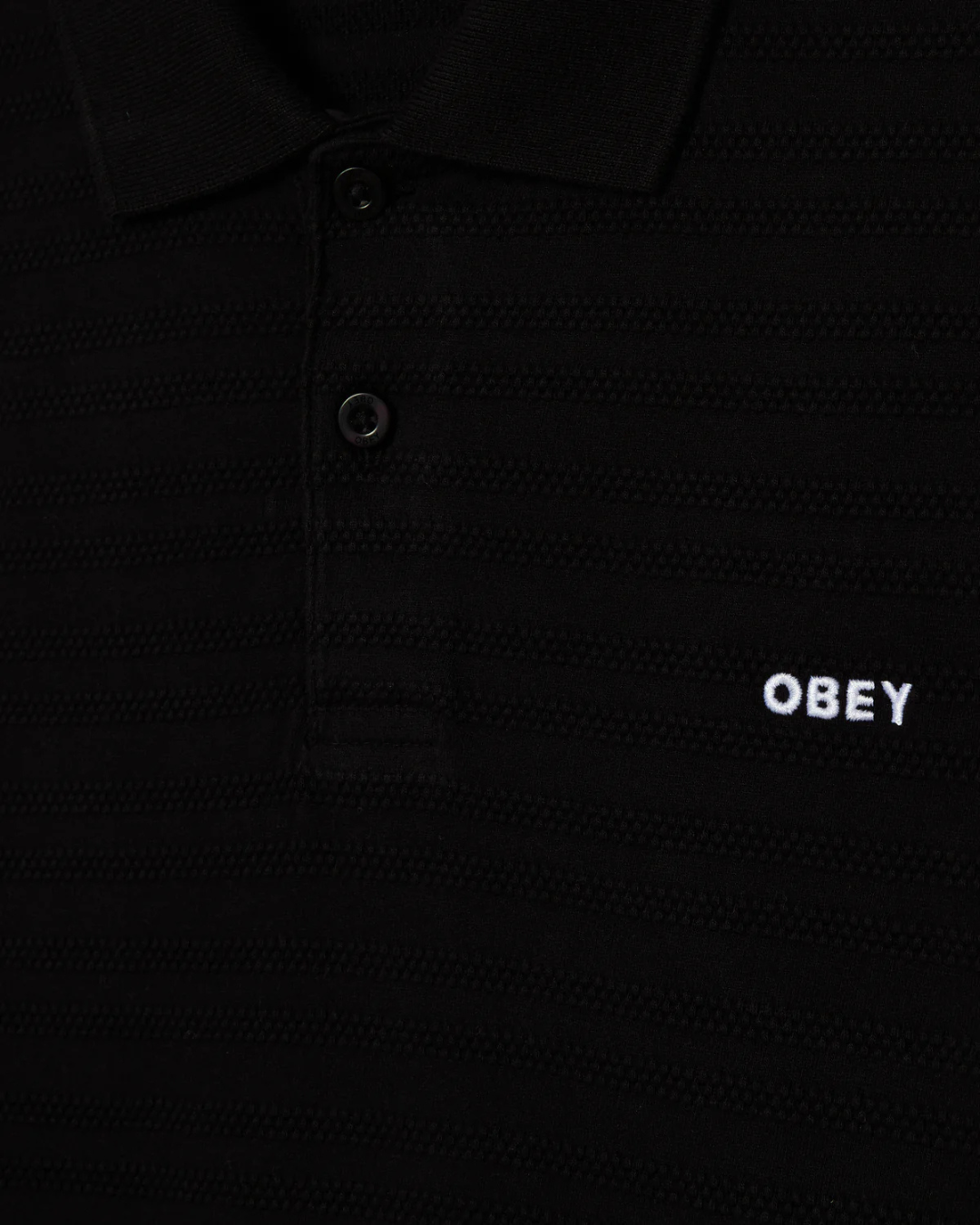Obey - Obey Bold Polo Shirt - Nero