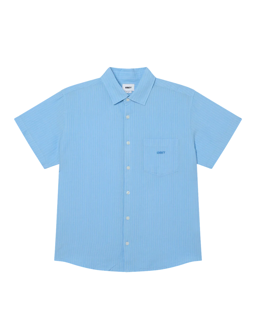 Obey - Berry Woven - Sky Blue
