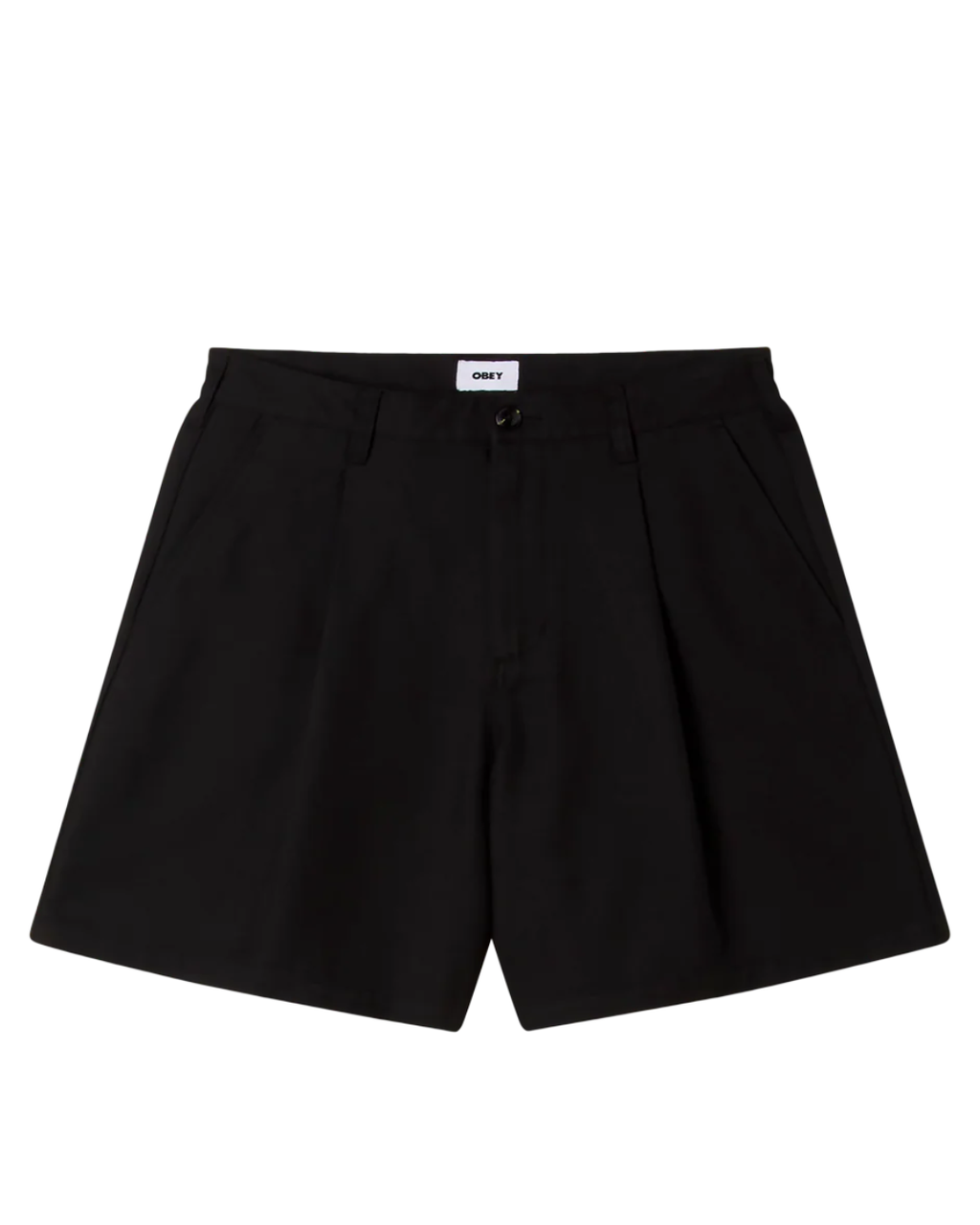 Obey - Dean Pleated Short - Nero