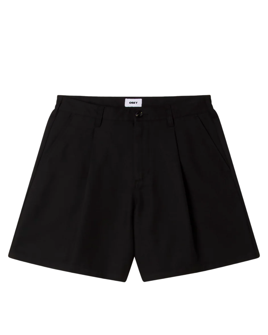 Obey - Dean Pleated Short - Nero