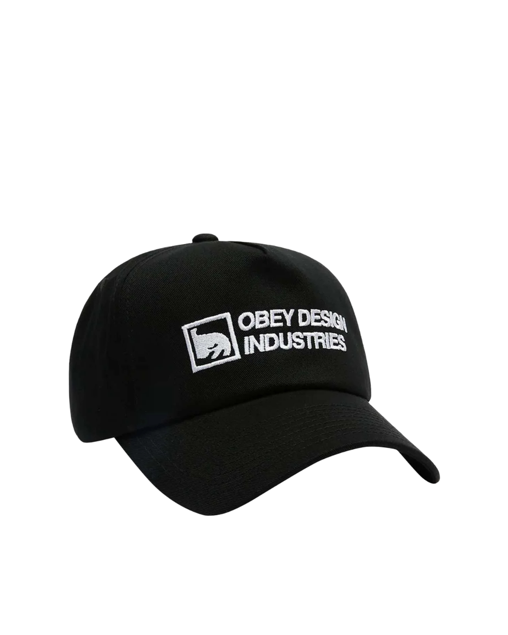 Obey - Obey Design Industries 5 Panel Strapback - Nero