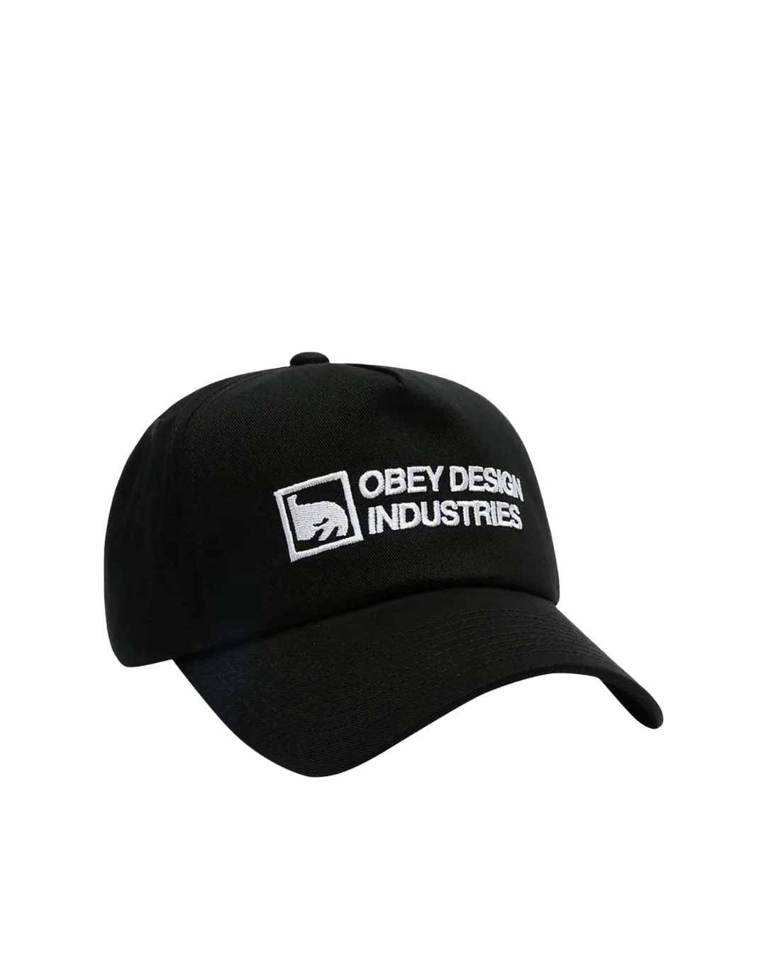 Obey - Obey Design Industries 5 Panel Strapback - Nero