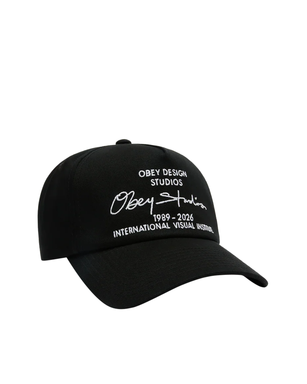 Obey - Obey Design Studios 5 Panel Strapback - Nero
