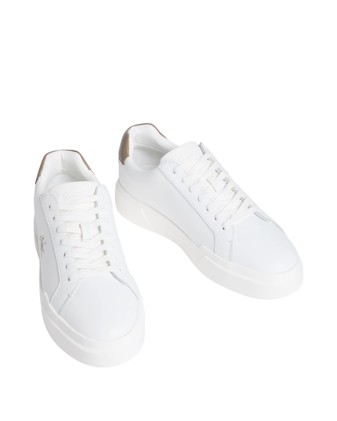 Calvin Klein Jeans - Chunky Cupsole Laceup Lth - Bianco e Tortora