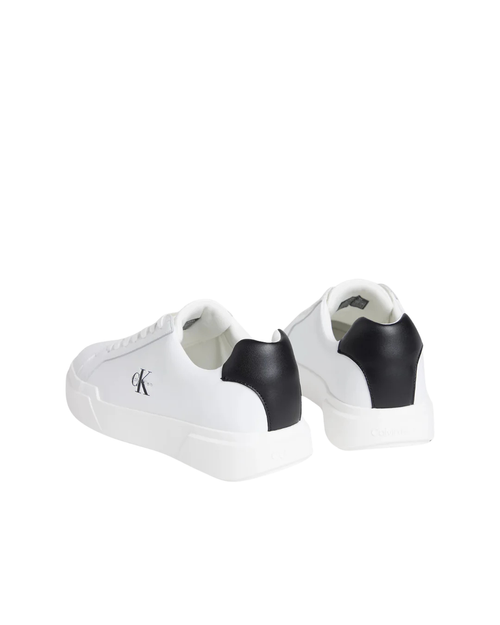 Calvin Klein Jeans - Chunky Cupsole Laceup Lth ML - Bianco e Nero