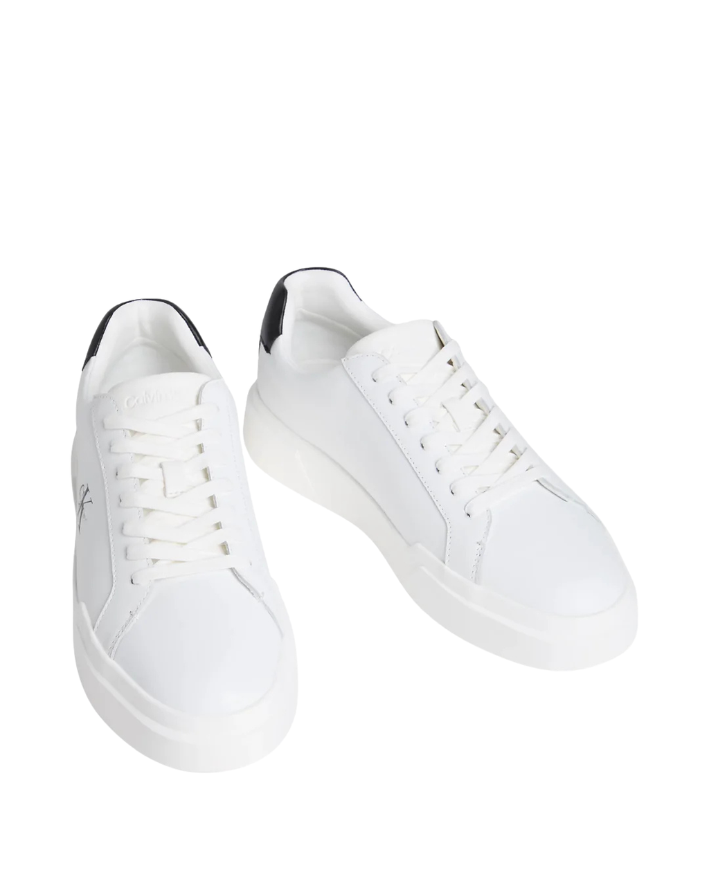 Calvin Klein Jeans - Chunky Cupsole Laceup Lth ML - Bianco e Nero