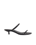 Calvin Klein Jeans - Kitt Heel Sandal Double Strap Lth - Nero