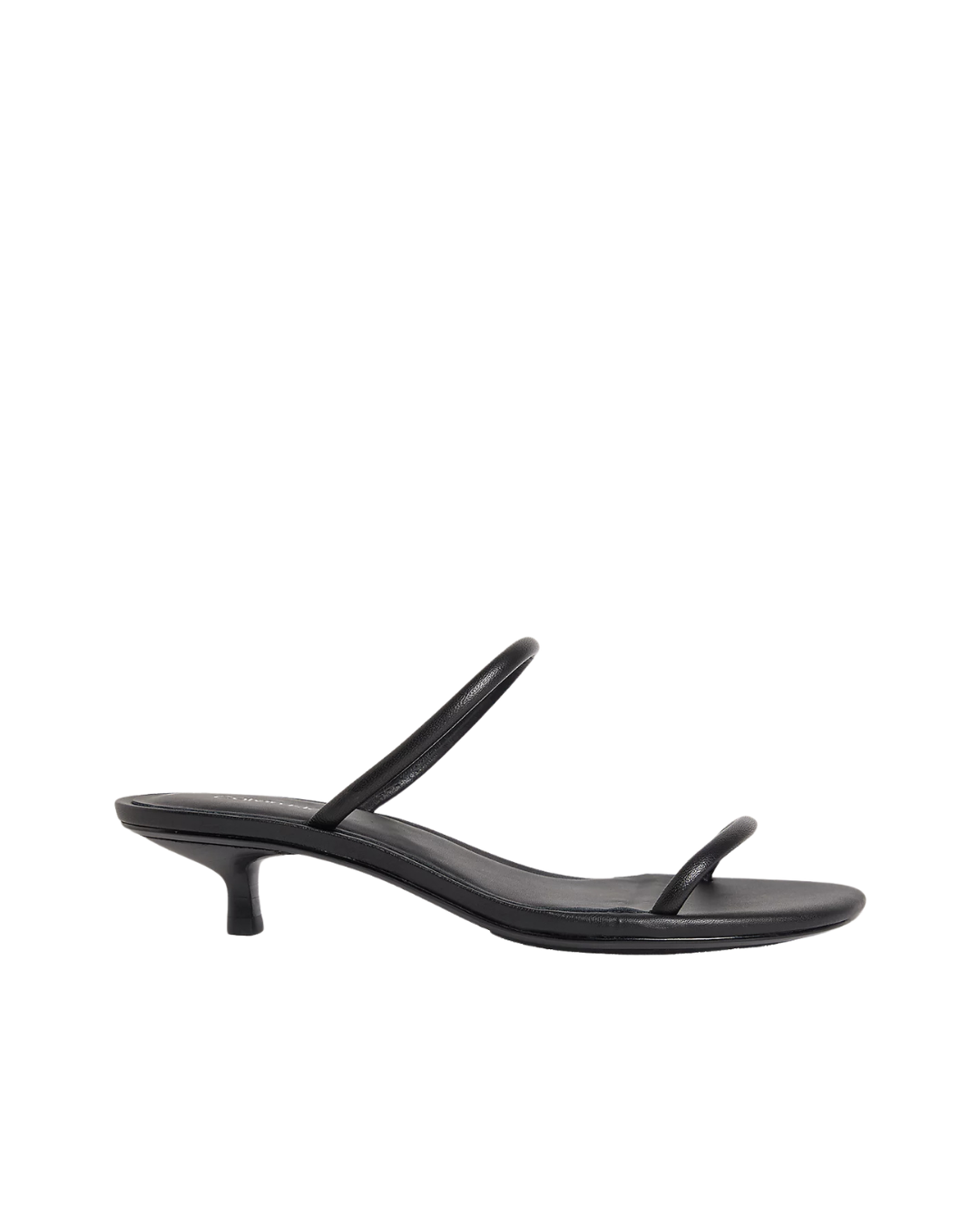 Calvin Klein Jeans - Kitt Heel Sandal Double Strap Lth - Nero