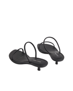 Calvin Klein Jeans - Kitt Heel Sandal Double Strap Lth - Nero
