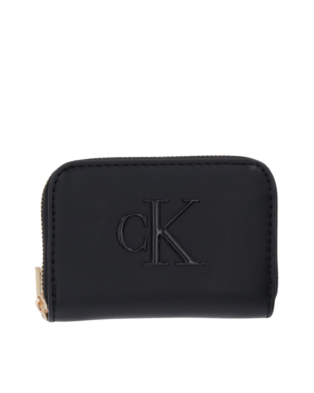 Calvin Klein Jeans - Bold CK Medium Zip Around - Nero