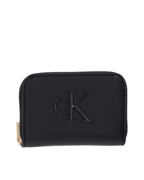 Calvin Klein Jeans - Bold CK Medium Zip Around - Nero