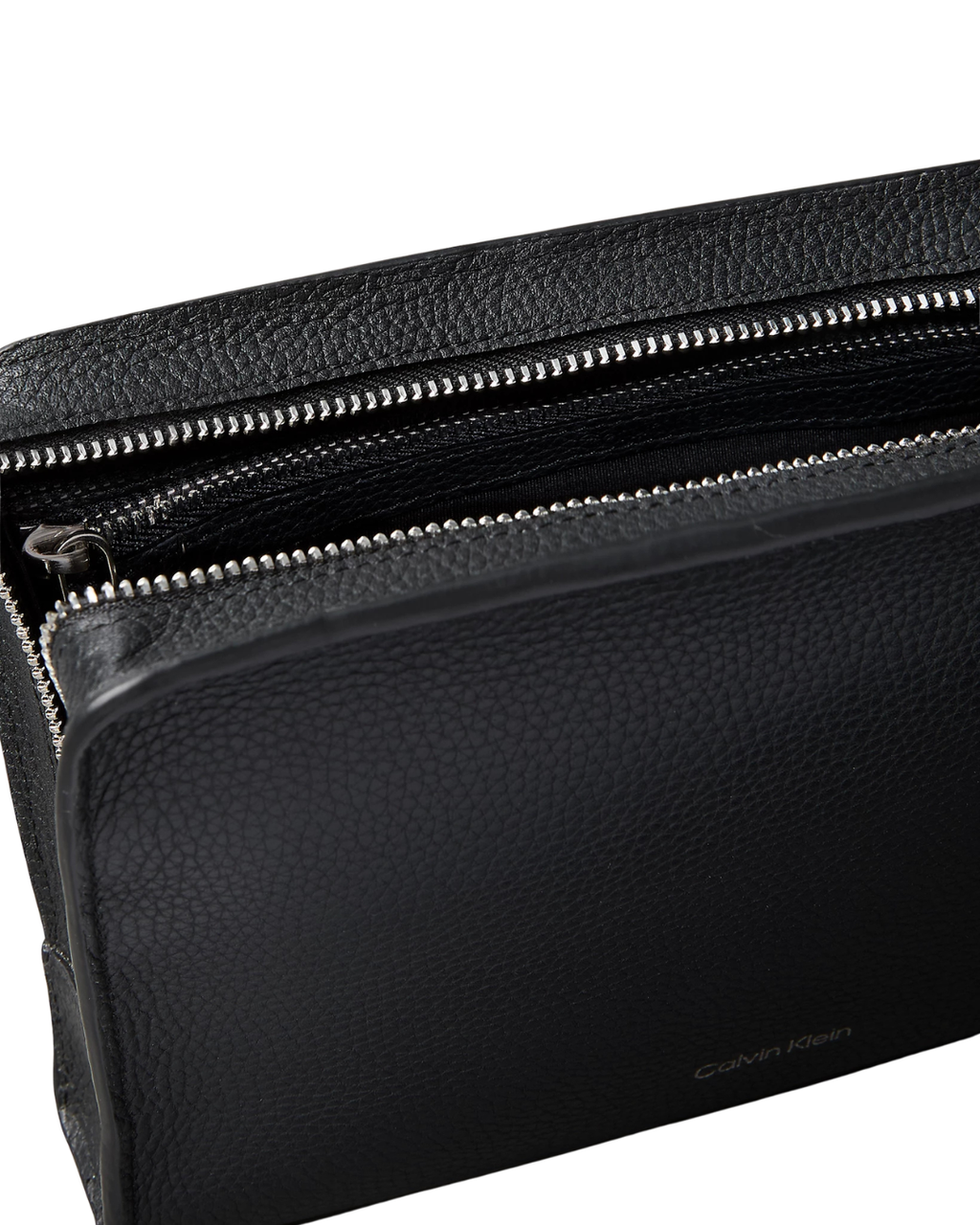 Calvin Klein Jeans - Foil Emboss Small Washbag - Nero