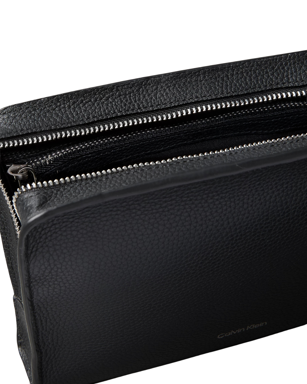 Calvin Klein Jeans - Foil Emboss Small Washbag - Nero