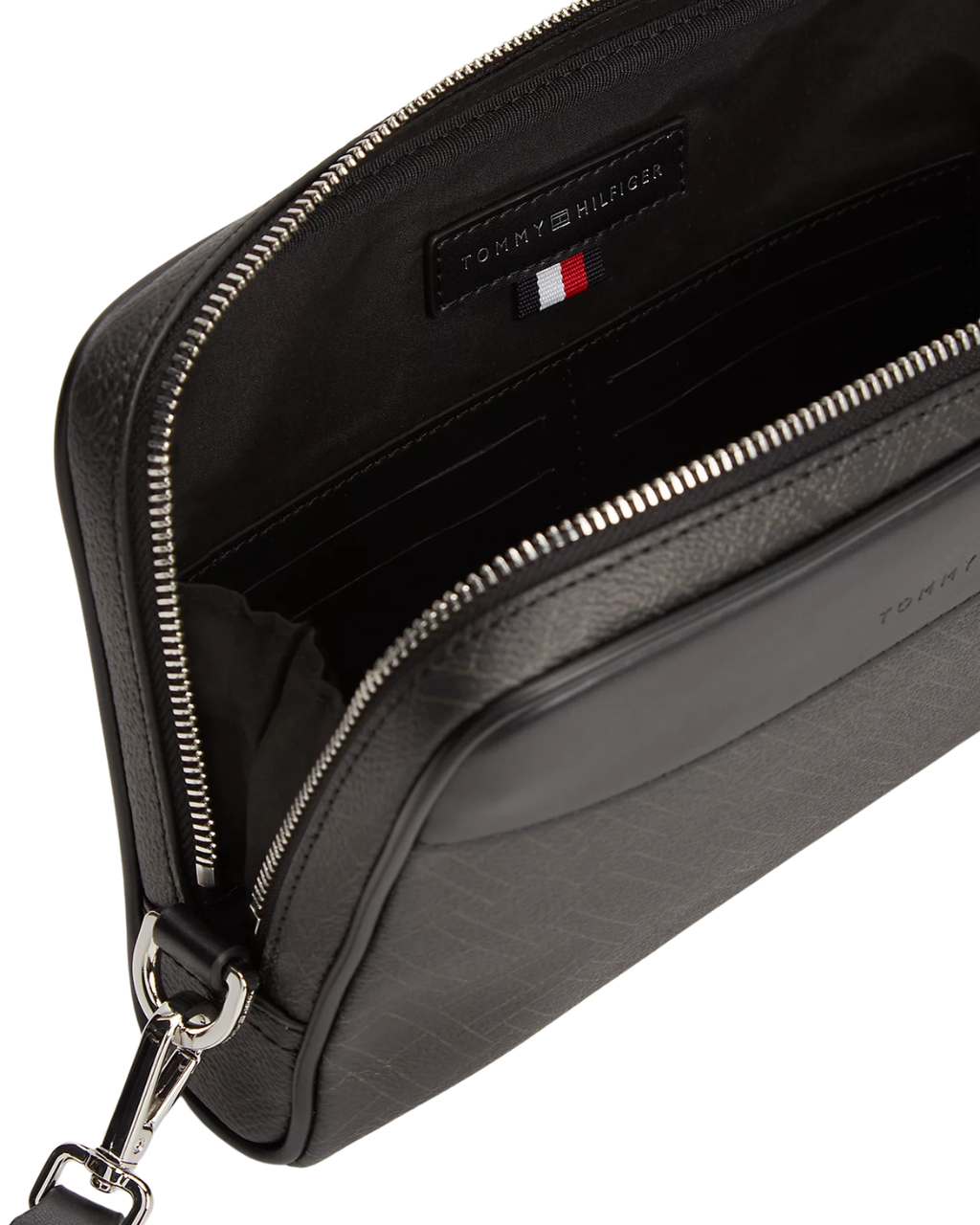 Tommy Hilfiger - TH Flag Monogram Pouch - Nero