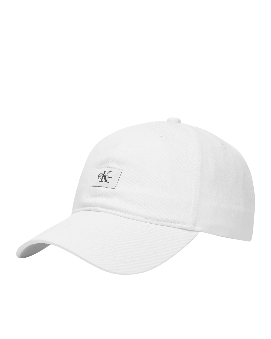 Calvin Klein Jeans - Monologo Woven Patch BB Cap - Bianco