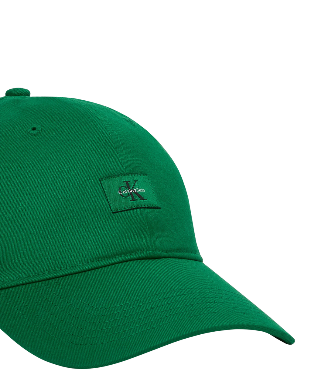 Calvin Klein Jeans - Monologo Woven Patch BB Cap - Verde