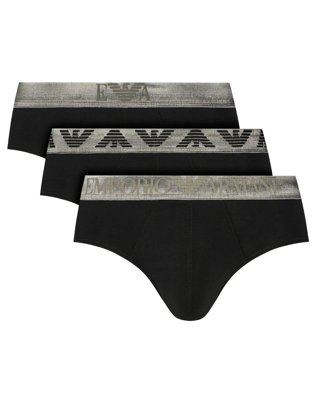Emporio Armani - 3 Pack Slip - Nero