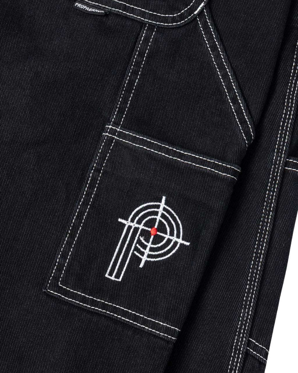 Propaganda - Carpenter Short Regular Fit Target - Nero
