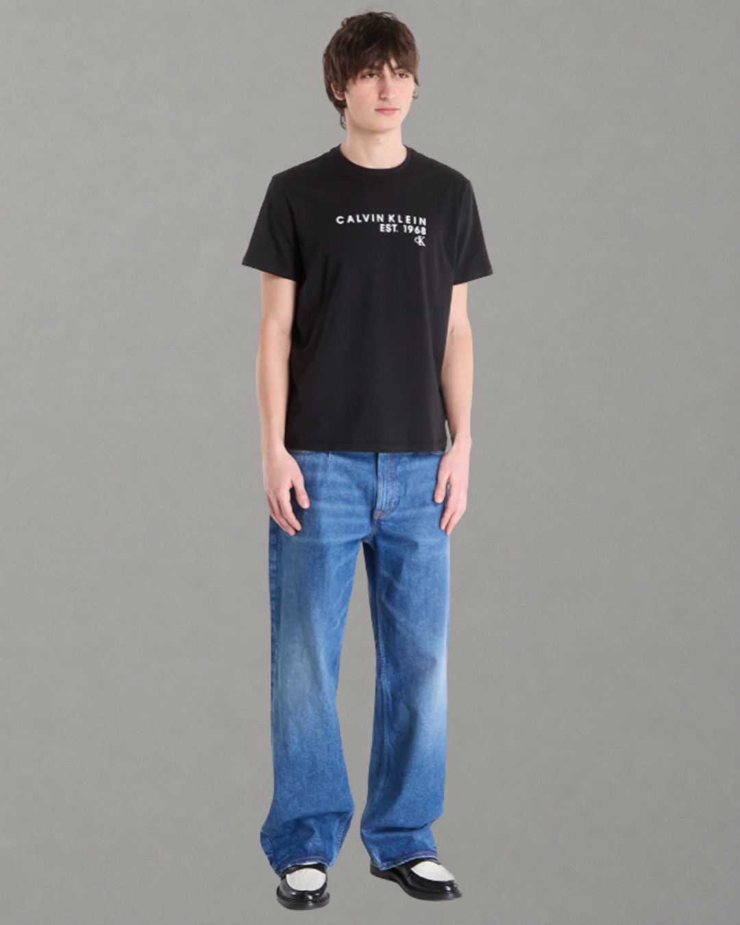 Calvin Klein Jeans - Baggy CK Boulder Blue Jean - Blu