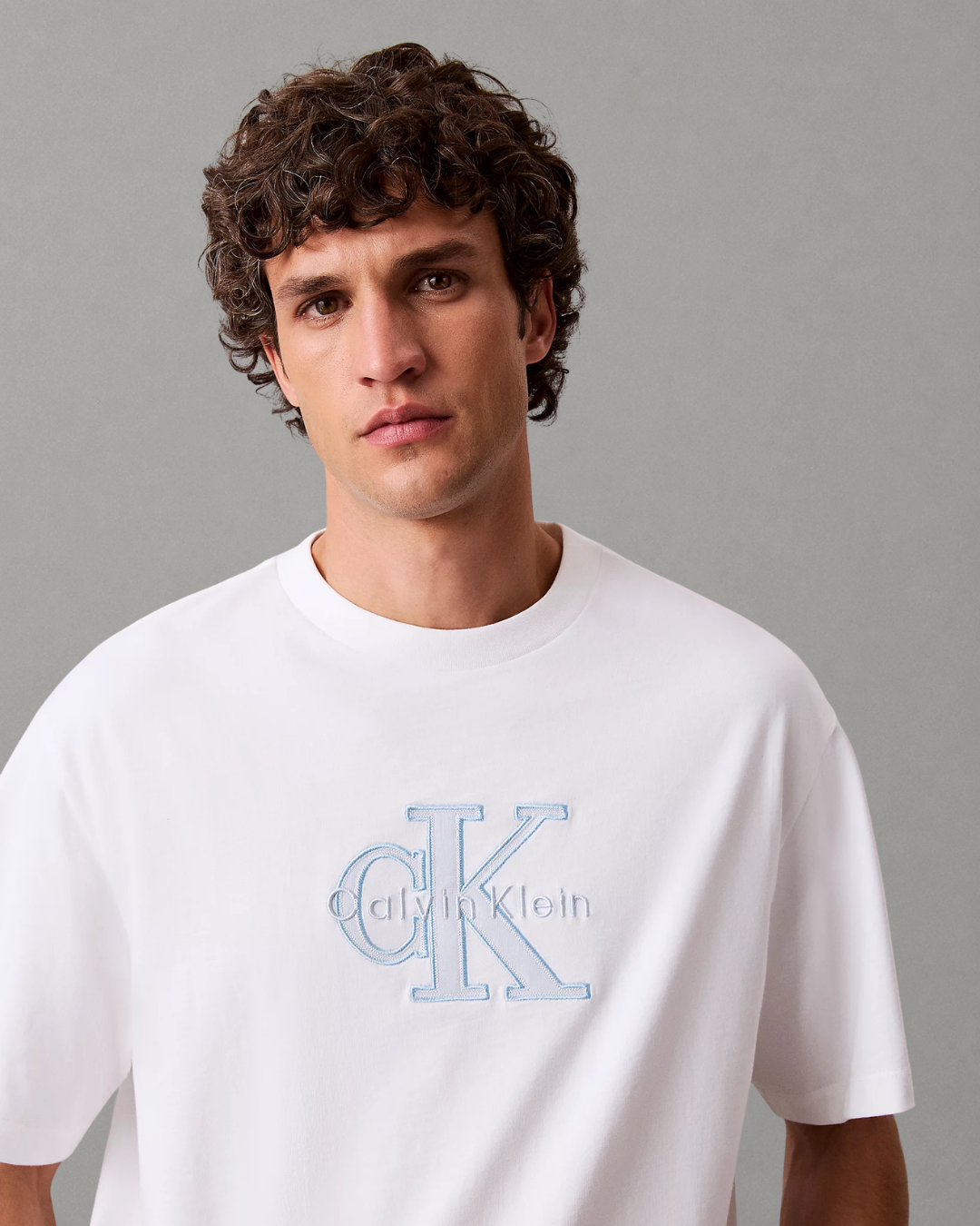 Calvin Klein Jeans - SS 16S Elevated Monologo Tee - Bianco