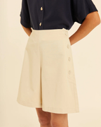 Pepa Loves - Bermudas Con Botones - Crema