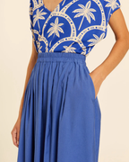 Pepa Loves - Falda Rizada - Azul