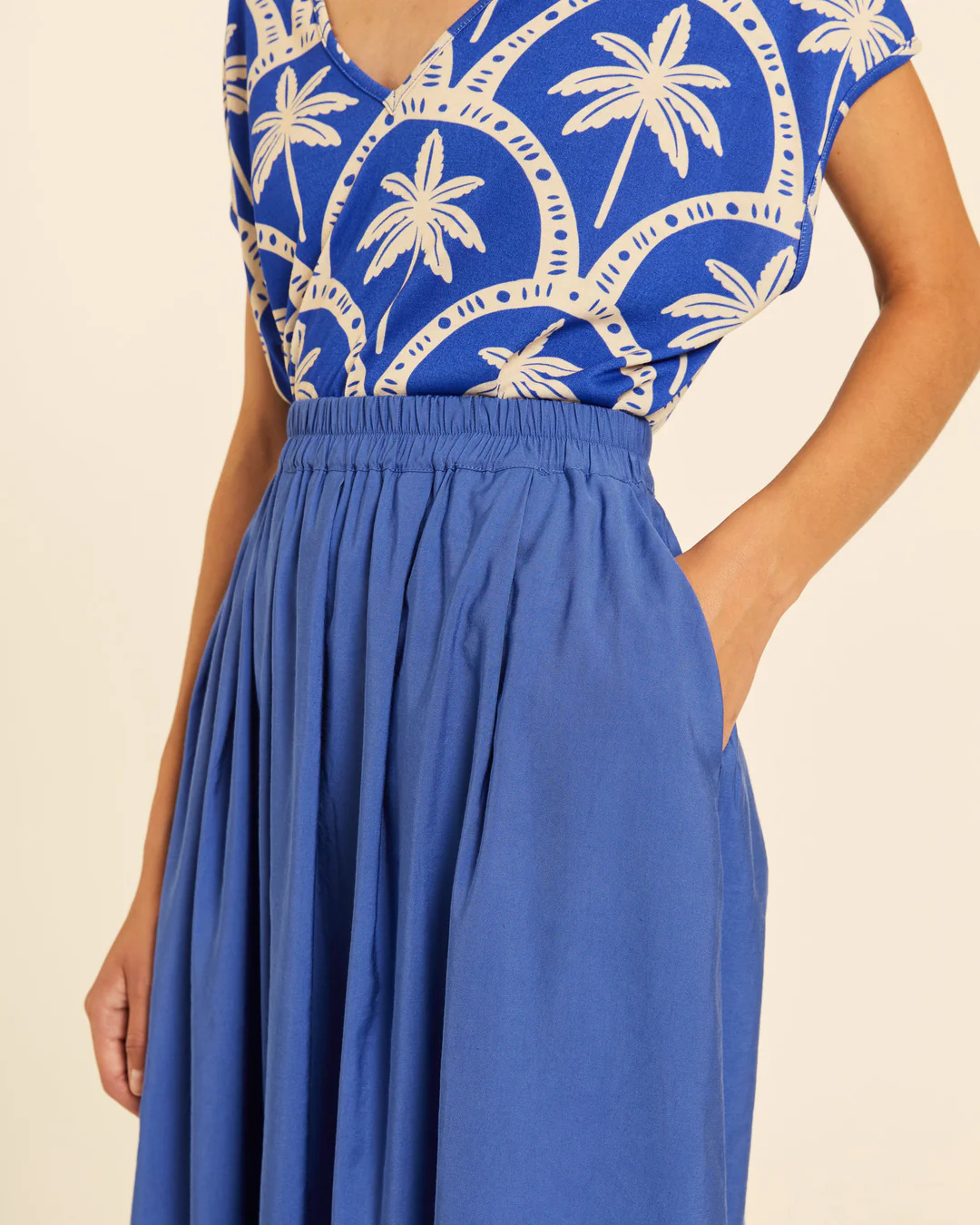 Pepa Loves - Falda Rizada - Azul