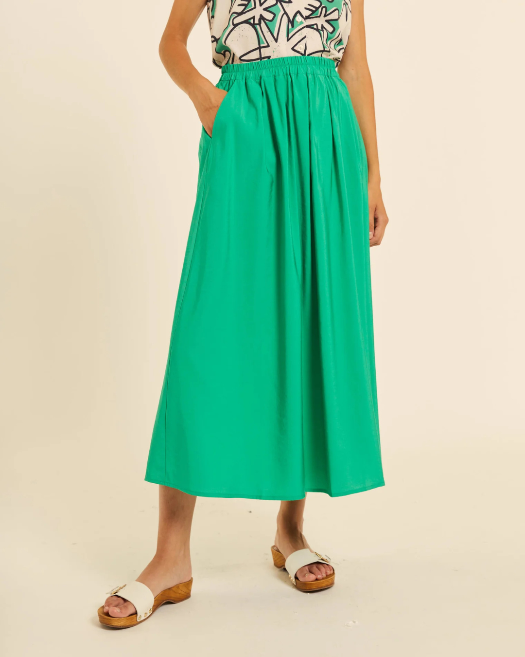 Pepa Loves - Falda Rizada - Verde