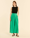 Pepa Loves - Pantalòn Fluido Con Pinzas - Verde