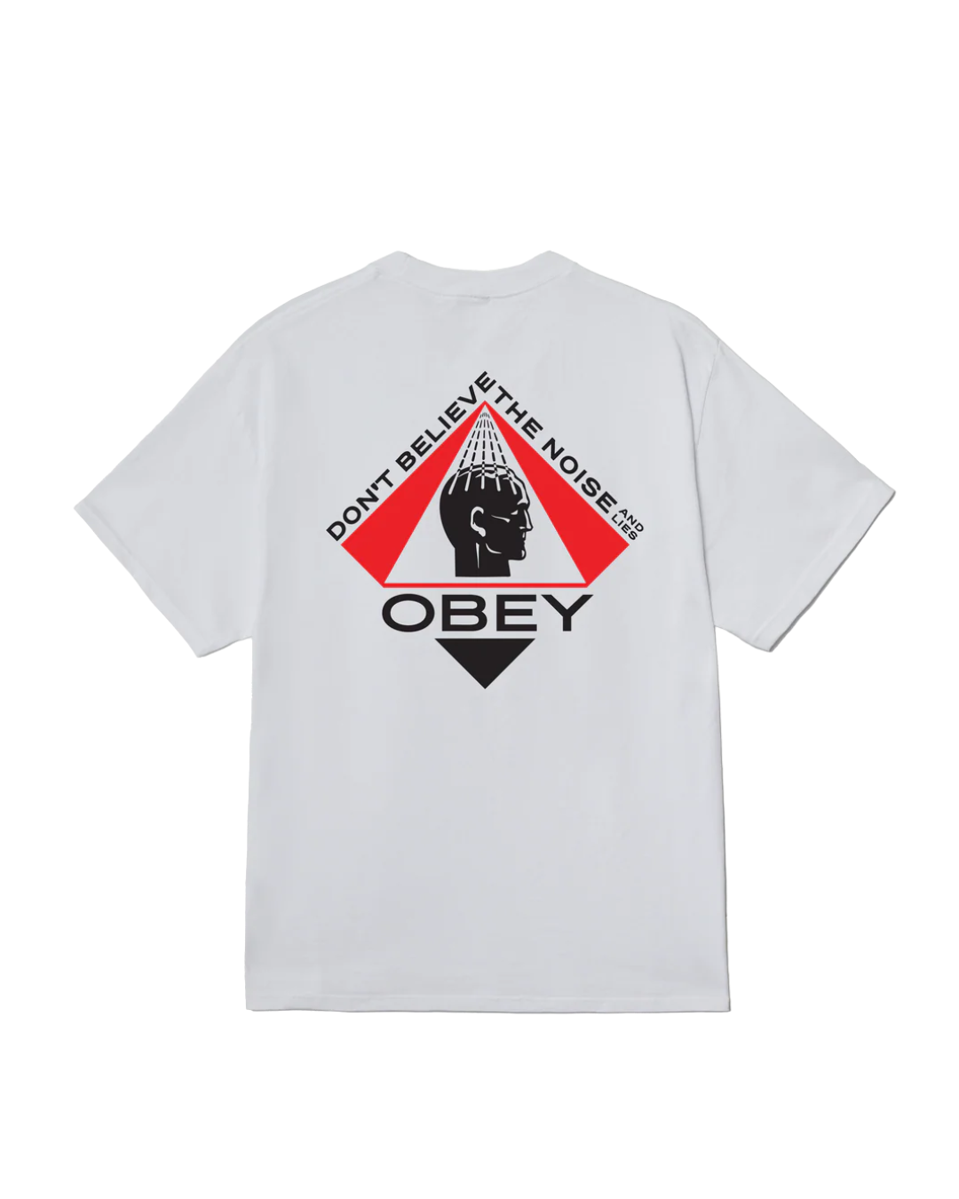 Obey - Obey Icon Pyramid Tee - Bianco