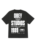 Obey - Obey Stamped Tee - Nero