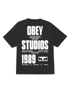 Obey - Obey Stamped Tee - Nero