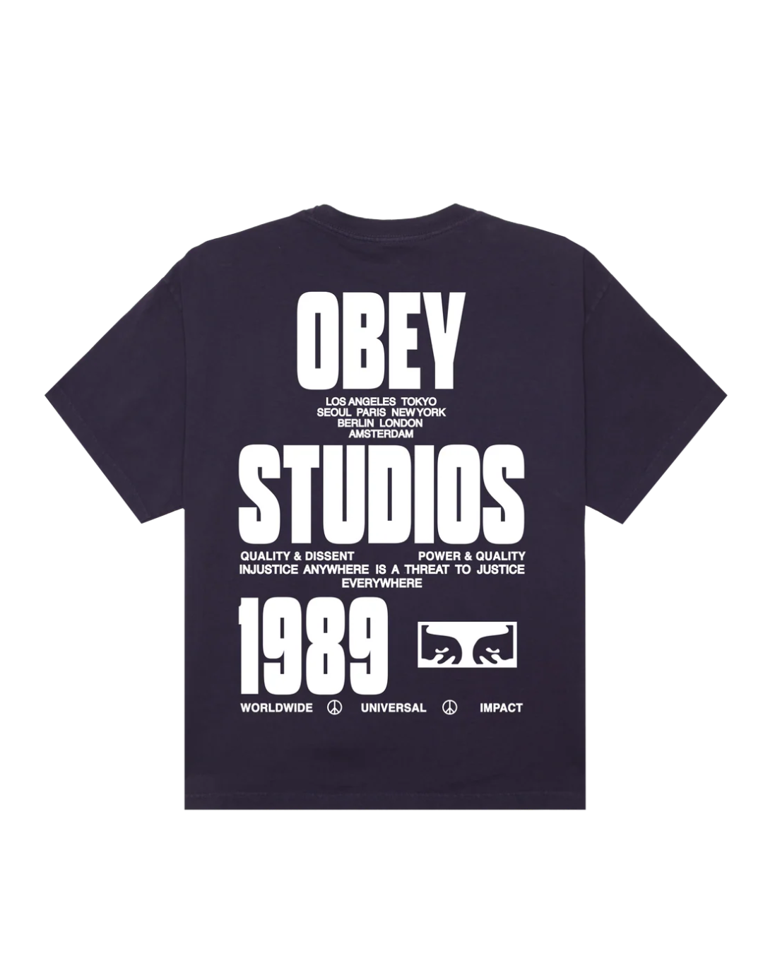 Obey - Obey Stamped Tee - Viola