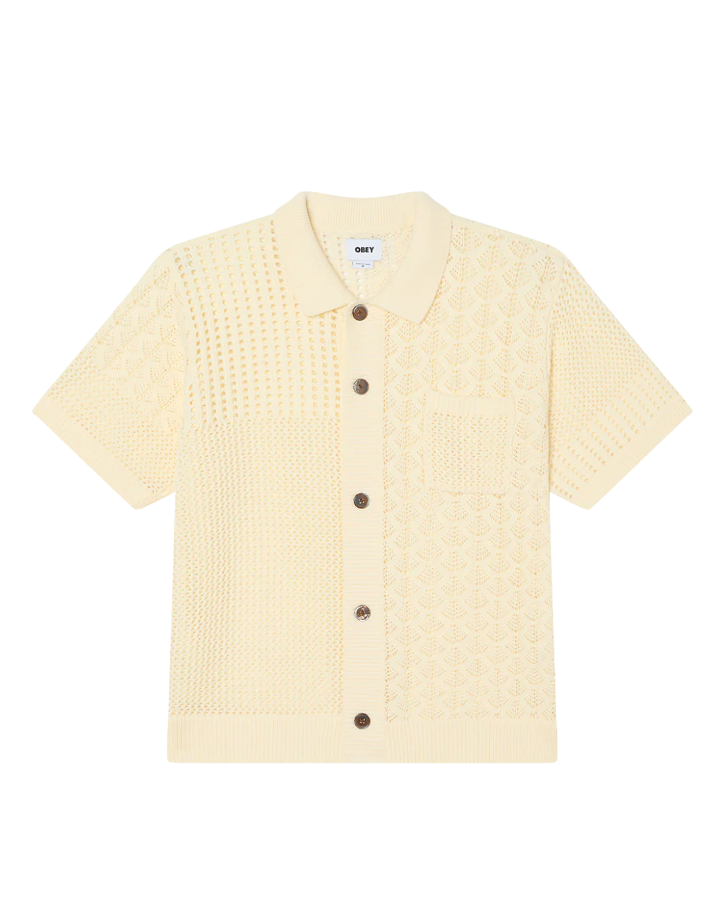 Obey - Obey Preston Sweater Shirt Polo - Natural