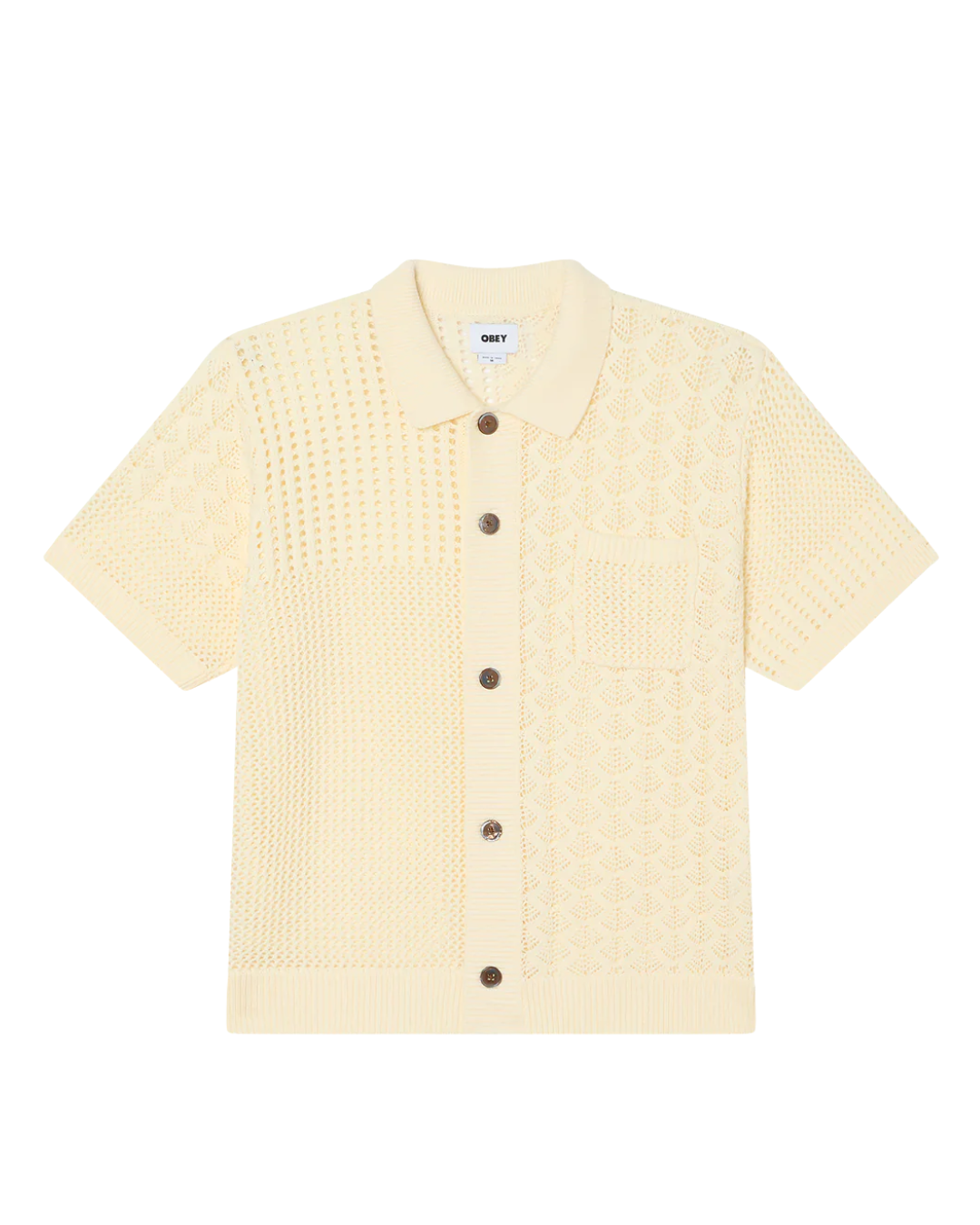 Obey - Obey Preston Sweater Shirt Polo - Natural