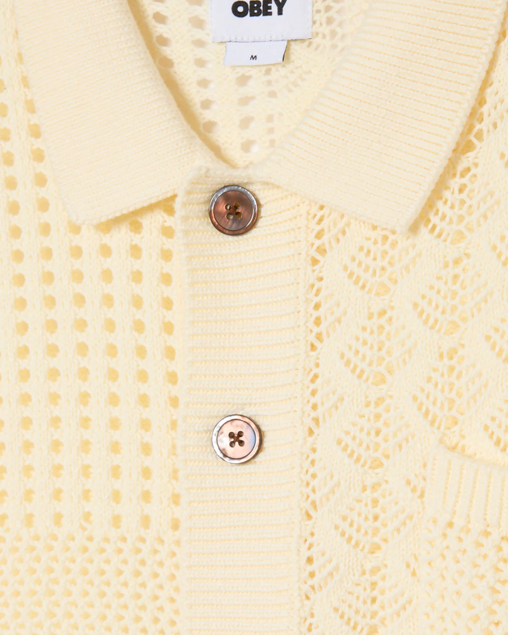 Obey - Obey Preston Sweater Shirt Polo - Natural