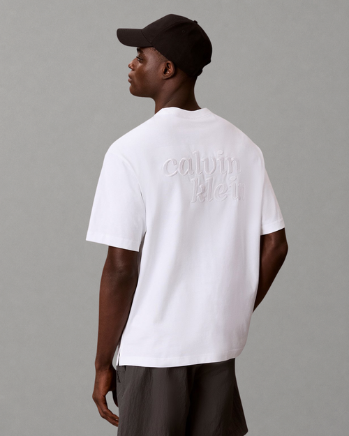 Calvin Klein Jeans - SS 16S Aug Calvin Kln Trvl Graphic Tee - Bianco