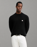 Calvin Klein Jeans - LS EZ Cotton Waffle Crewneck Sweater 9 - Nero