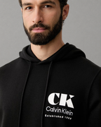 Calvin Klein Jeans - LS 350 Terry EU Graphic Hoodie - Nero