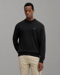 Calvin Klein Jeans - EU LS Cotton Relaxed Crewneck Sweater - Nero