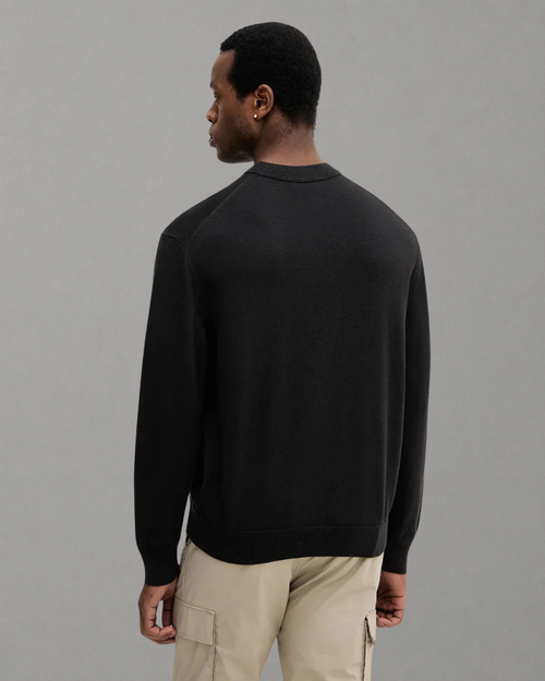 Calvin Klein Jeans - EU LS Cotton Relaxed Crewneck Sweater - Nero