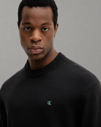 Calvin Klein Jeans - EU LS Cotton Relaxed Crewneck Sweater - Nero