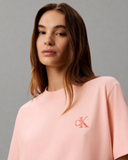 Calvin Klein Jeans - SS Boxy Left Chest Monologo Tee - Peachy Day