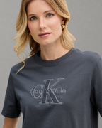 Calvin Klein Jeans - SS Baby Terry Hero Monologo Tee - Ebony
