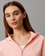 Calvin Klein Jeans - LS Monologo Terry Cropped Tie HZ - Peachy Day