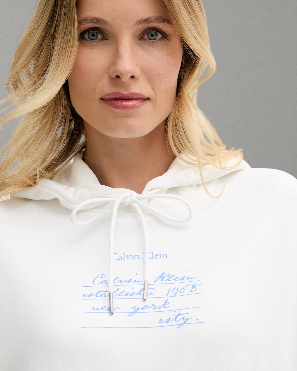 Calvin Klein Jeans - LS French Terry Graphic PO Hoodie - Bianco