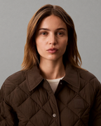 Calvin Klein Jeans - Ulw Short Seasonal Quilted Linear - Dark Coffee