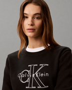 Calvin Klein Jeans - Logo Outline LS Top - Nero