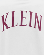 Calvin Klein Jeans - SS Boxy Cropped Back Varsity Logo - Bianco