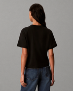 Calvin Klein Jeans - SS Boxy Hand Drawn Monologo Tee - Nero